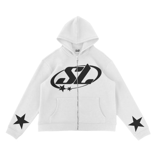 gr8ness white zipup - Superstar Lifestyle 