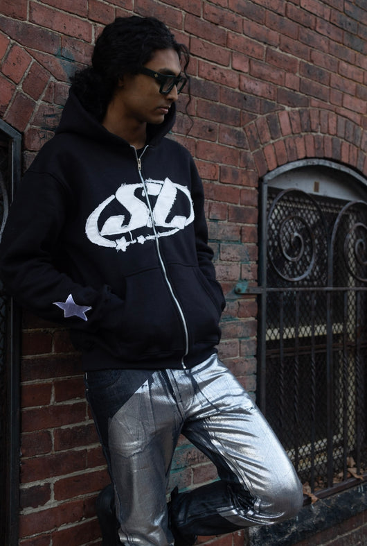 gr8ness black zipup - Superstar Lifestyle 