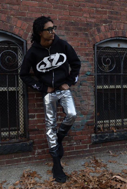 gr8ness black zipup - Superstar Lifestyle 