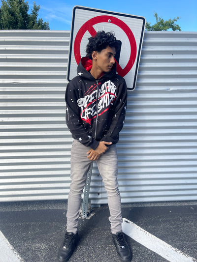 SatinStar™️ Red Hoodie - Superstar Lifestyle 