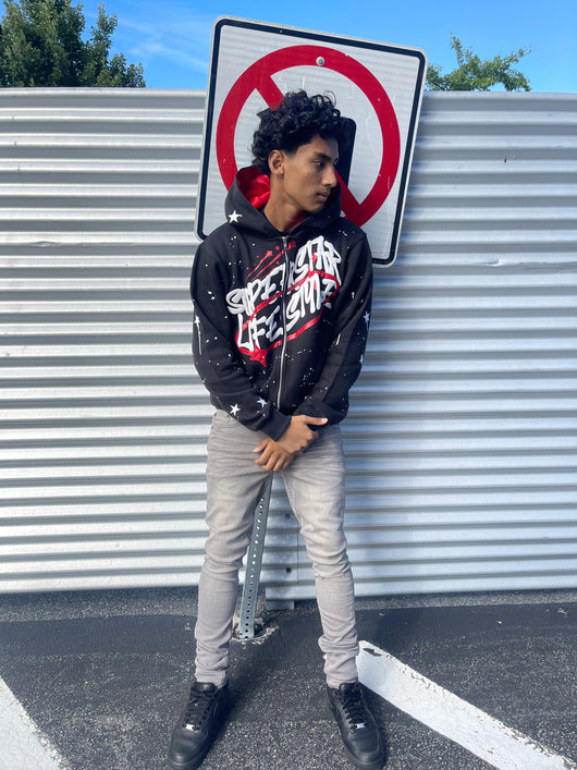 SatinStar™️ Red Hoodie - Superstar Lifestyle 