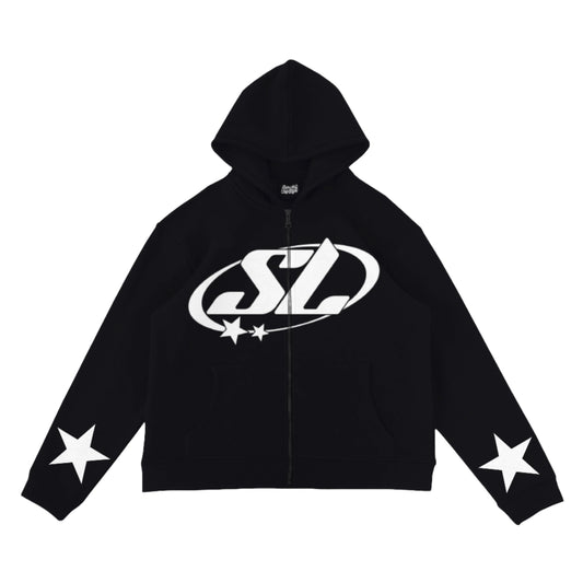 gr8ness black zipup - Superstar Lifestyle 