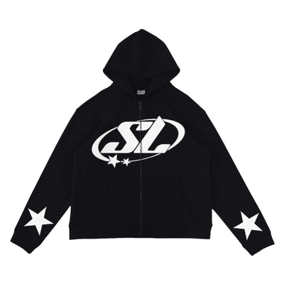 gr8ness black zipup - Superstar Lifestyle 